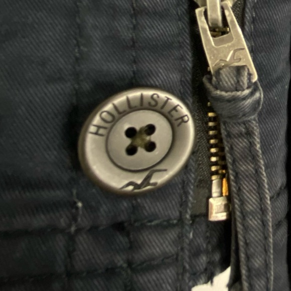 HOLLISTER Military Surplus Field Utility Jacket Medium Vtg Y2k Prep - Picture 6 of 9